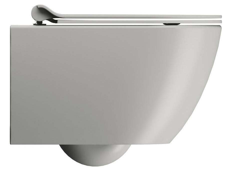GSI PURA závěsná WC mísa, Swirlflush, 36x50cm, cenere dual-mat 881617
