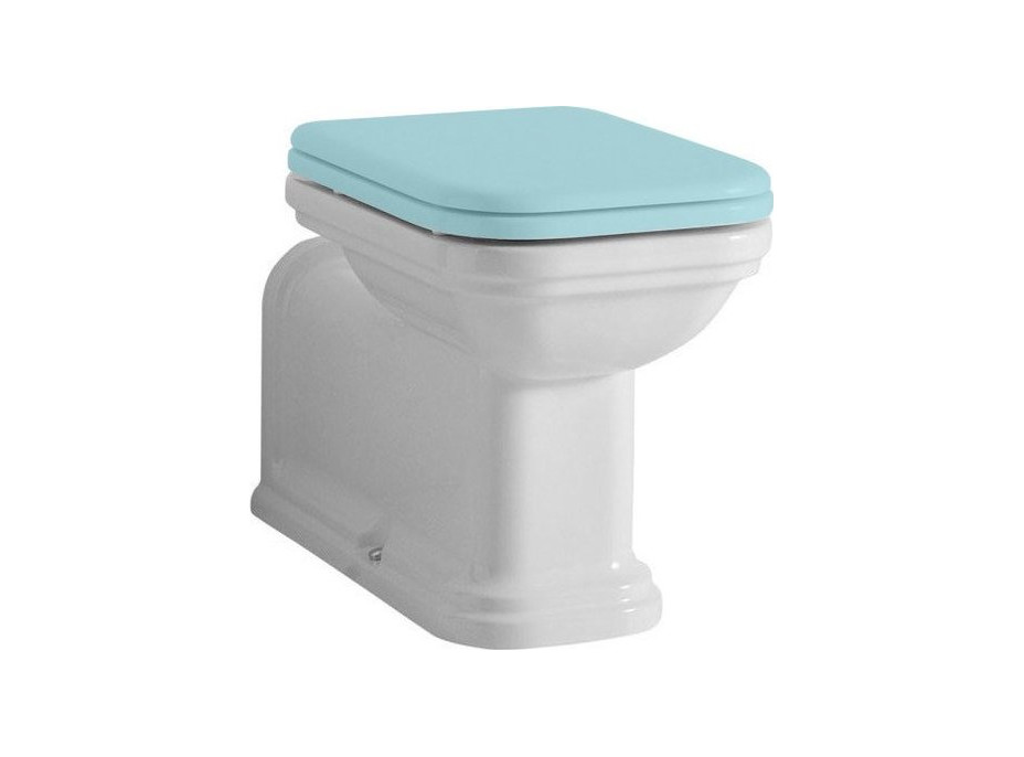 Kerasan WALDORF WC mísa stojící, 37x65cm, spodní/zadní odpad, bílá 411601