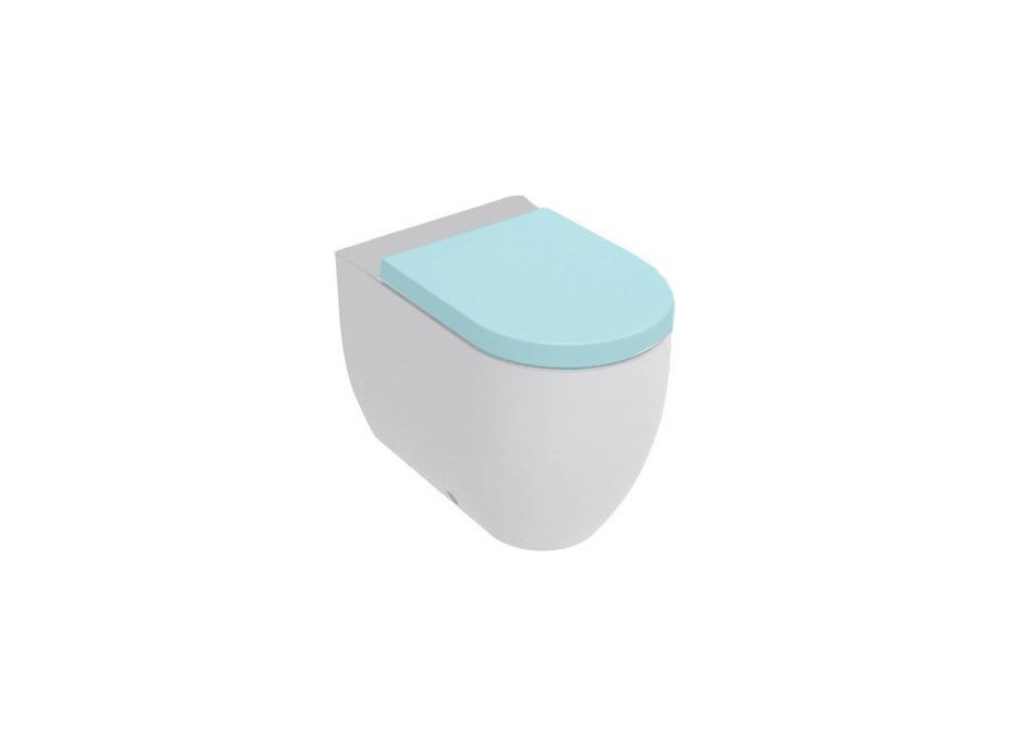 Kerasan FLO WC kombi mísa 36x60cm, spodní/zadní odpad, bílá 311701