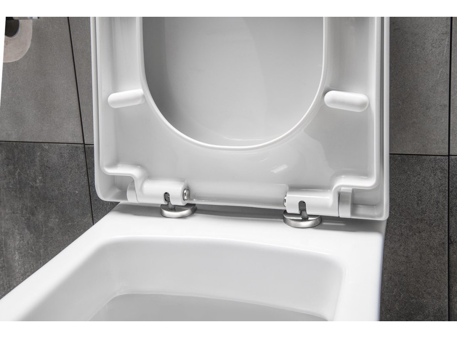 Aqualine DONA WC sedátko, Soft Close, bílá FD121