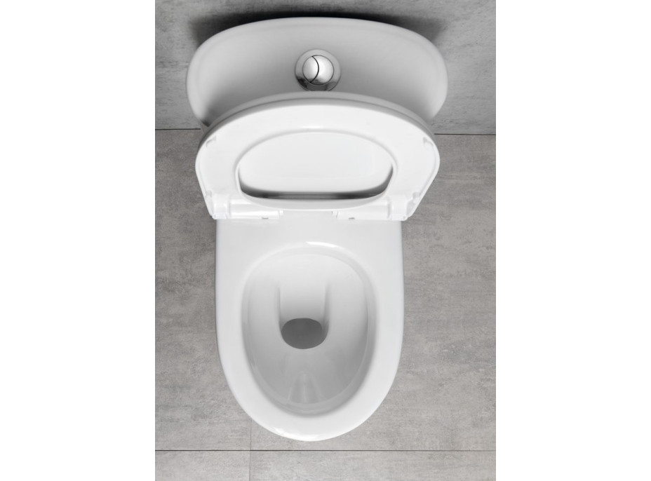 Aqualine PETIT WC kombi dětské, zadní/spodní odpad, bílá PT520