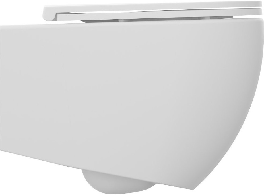 Isvea INFINITY závěsná WC mísa, Rimless, 36, 5x53cm, bílá mat 10NF02001-2L