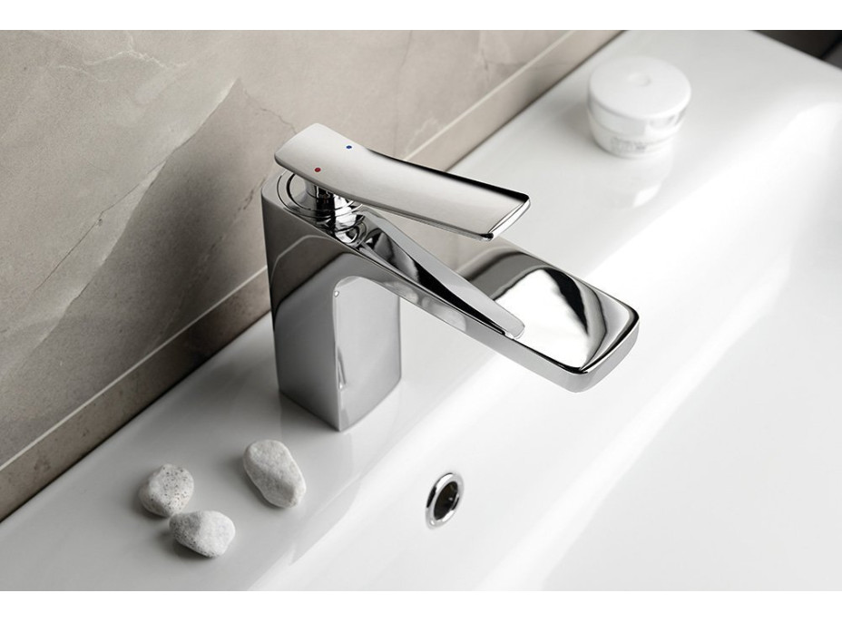 Sapho JUMPER stojánková umyvadlová baterie bez výpusti, chrom JM002