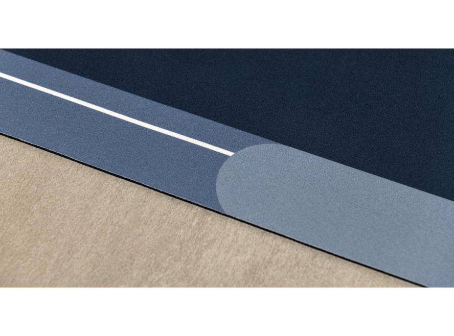 Aqualine Koupelnová předložka 50x80cm, absorpční, modrá PCD012