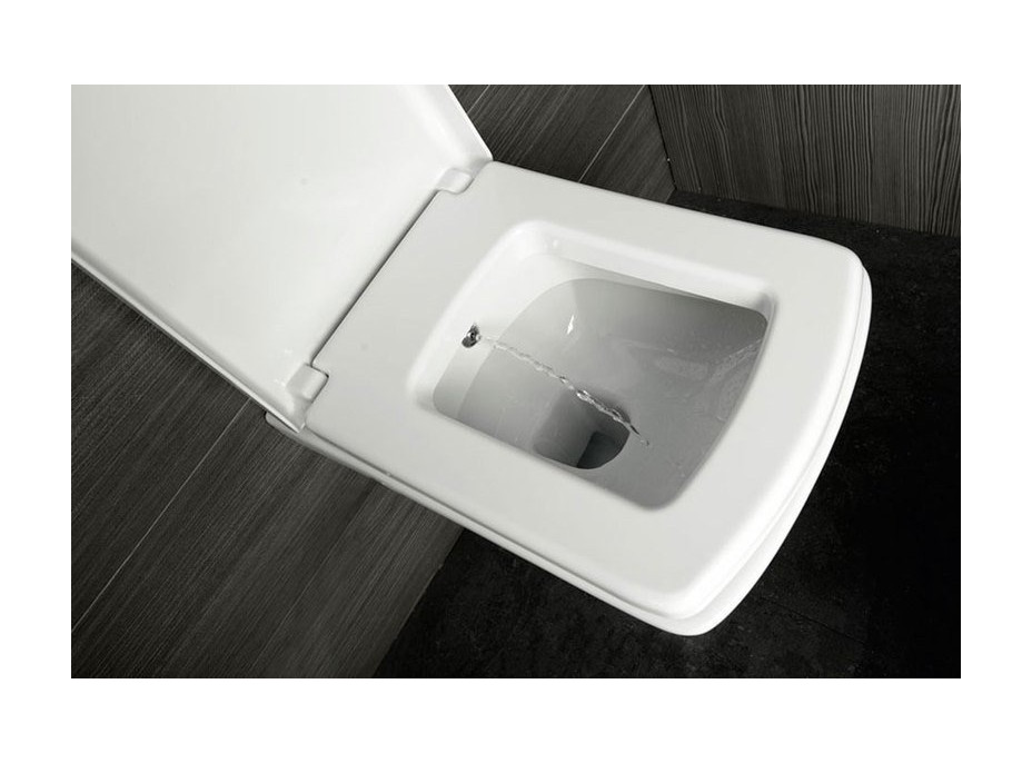 Isvea SOLUZIONE CLEANWASH závěsná WC mísa s bidet. sprškou, 35x50, 5cm, bílá 10SZ02002 DL