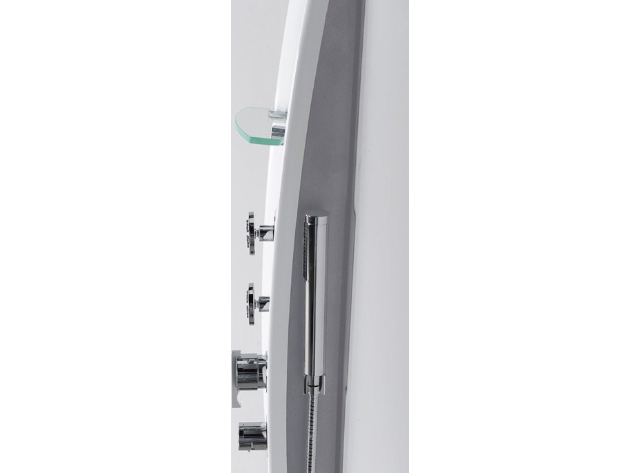 Polysan LUK termostatický sprchový panel nástěnný 250x1300mm, bílá 80312