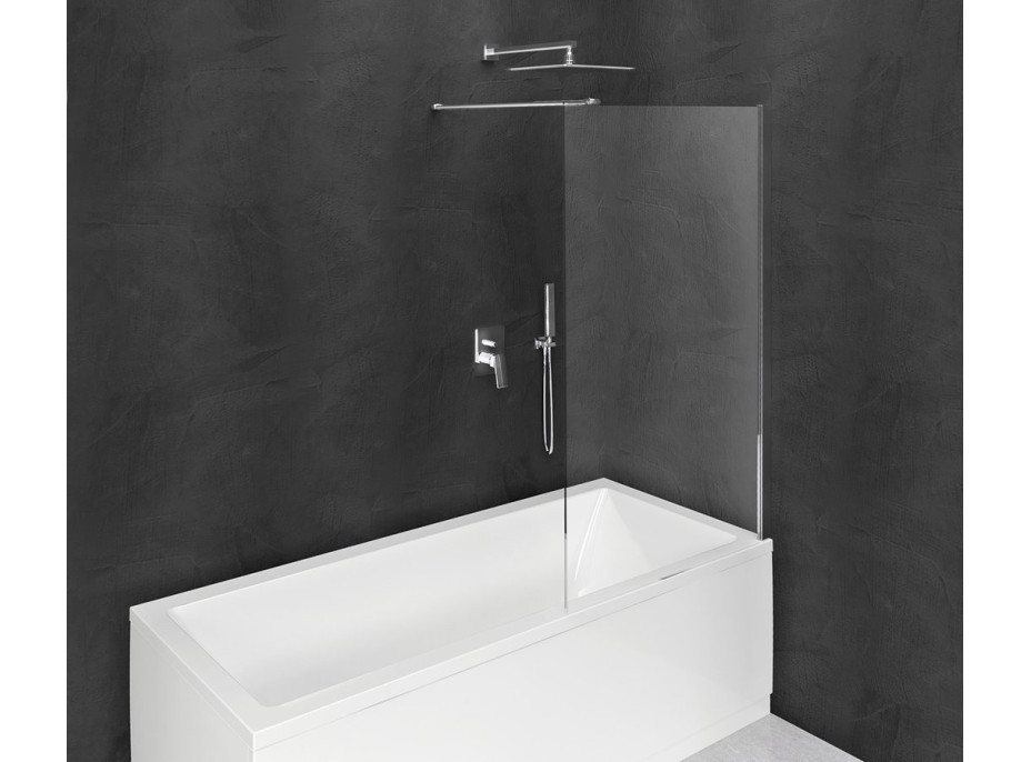 Polysan MODULAR SHOWER vanová zástěna 700x1500mm, čiré sklo BMS1-70