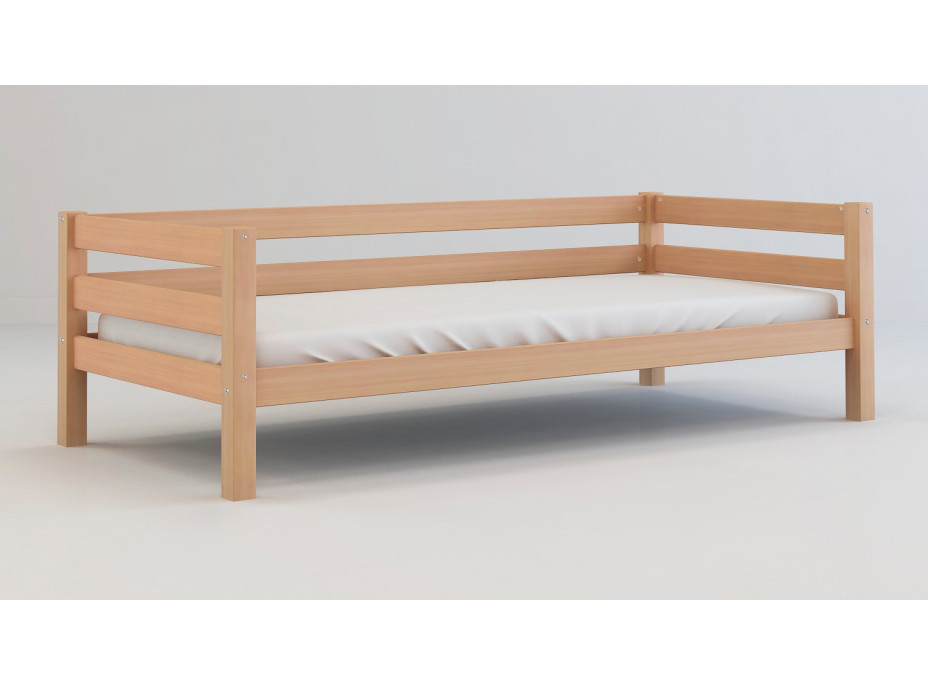 Dětská postel z masivu NINA 200x90 cm - přírodní
