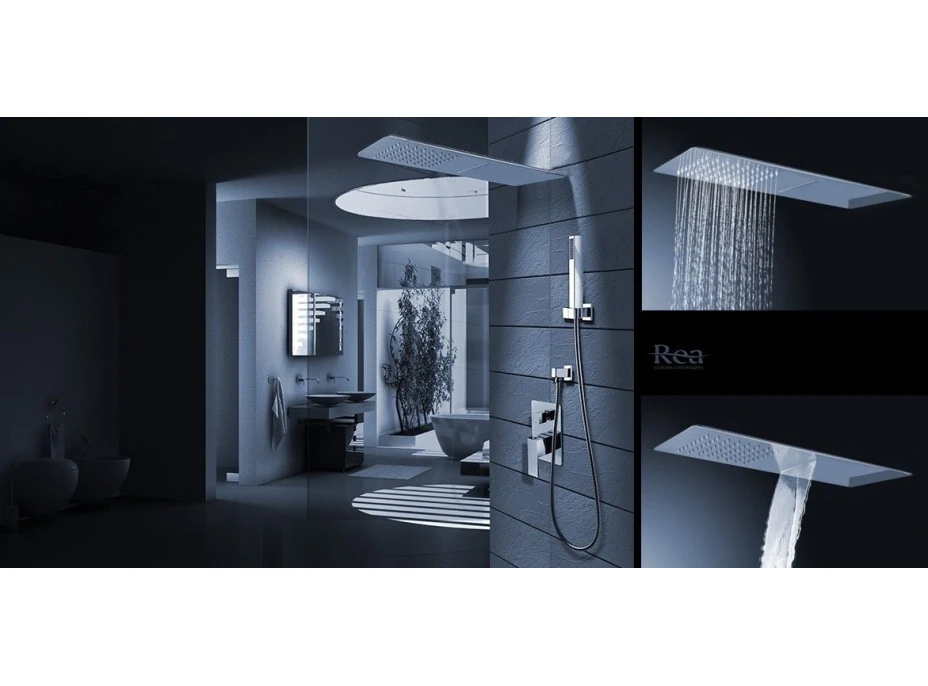 Sprchová hlavice RAINFORCE ULTRASLIM lesk