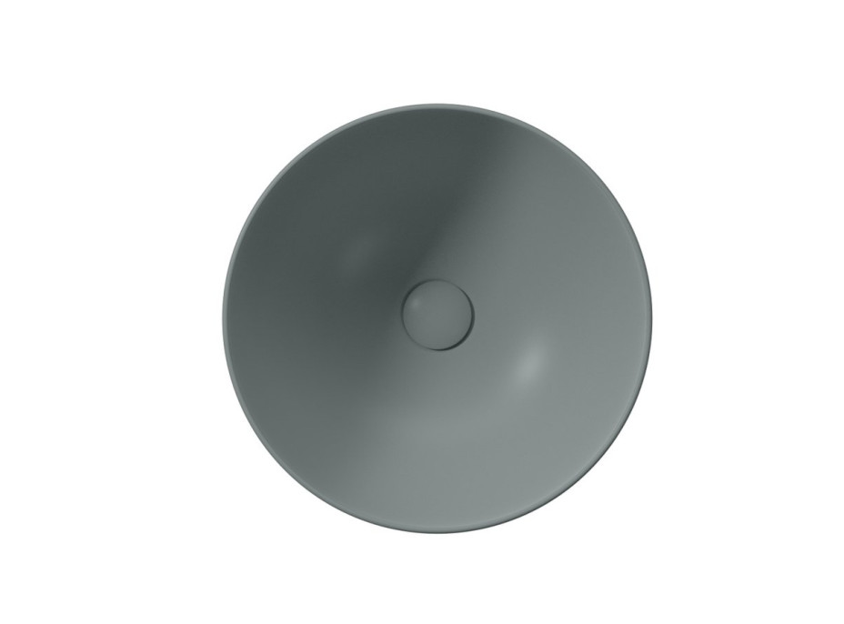 GSI PURA keramické umyvadlo na desku, průměr 42cm, agave mat 885204