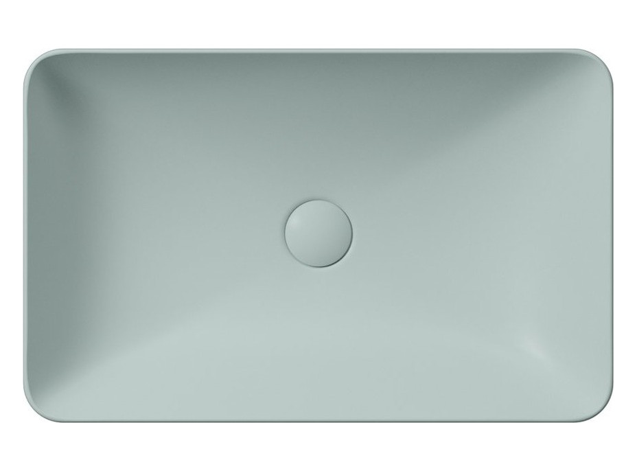 GSI PURA keramické umyvadlo na desku 60x38cm, ghiaccio mat 883715