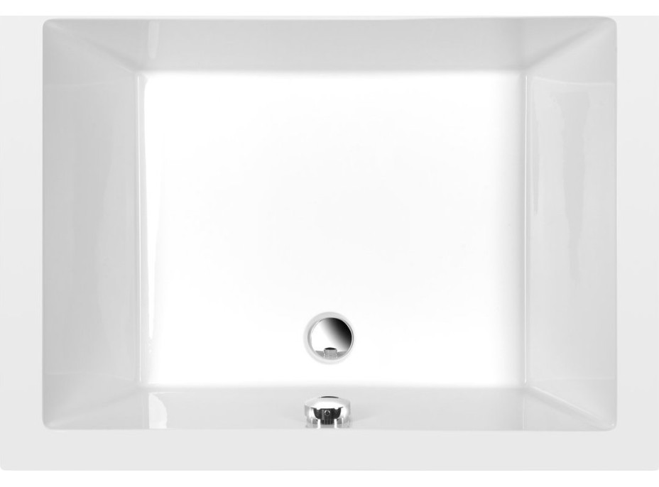 Polysan DEEP hluboká sprchová vanička, obdélník 100x75x26cm, bílá 72879
