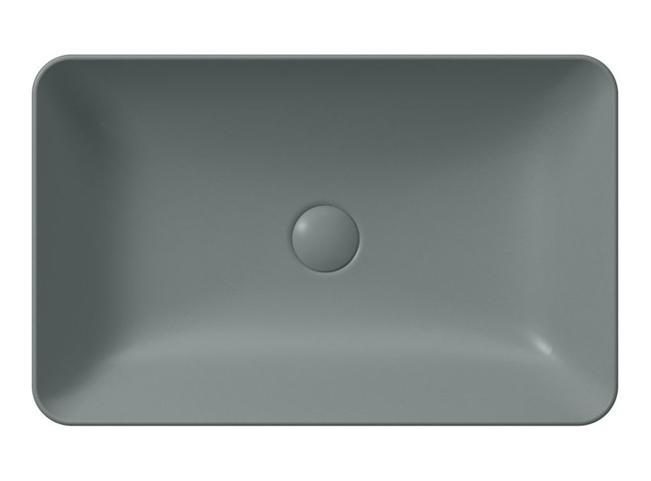 GSI NUBES keramické umyvadlo na desku 60x38cm, agave mat 903604