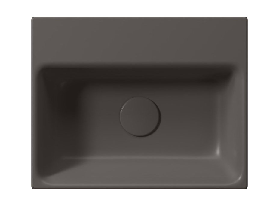 GSI NUBES keramické umývátko 40x32cm, bez otvoru, bistro mat 9684016