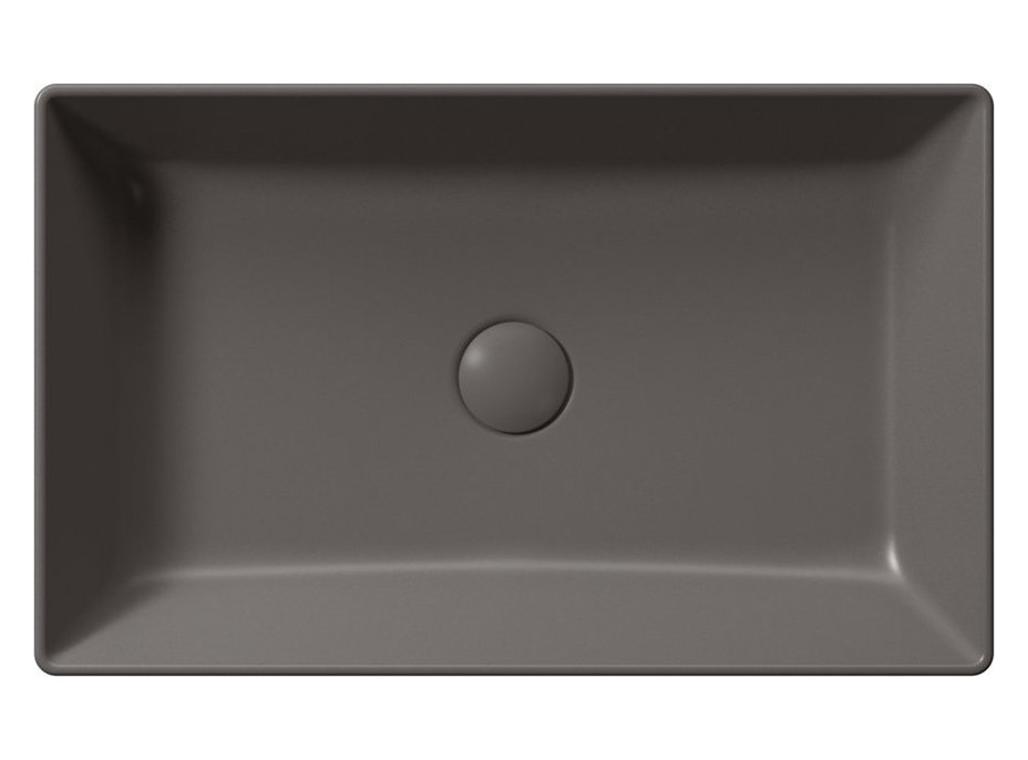 GSI KUBE X keramické umyvadlo na desku, 60x37cm, bistro mat 945316