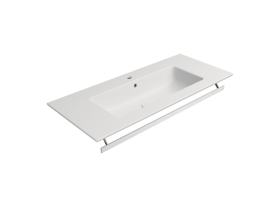 GSI PURA keramické umyvadlo Slim 102x46cm, bílá mat 8886109