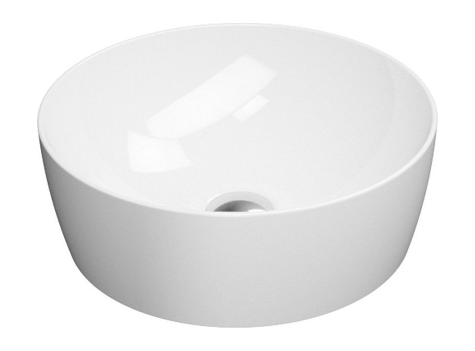 GSI NUBES keramické umyvadlo na desku průměr 40cm, bílá ExtraGlaze 903911