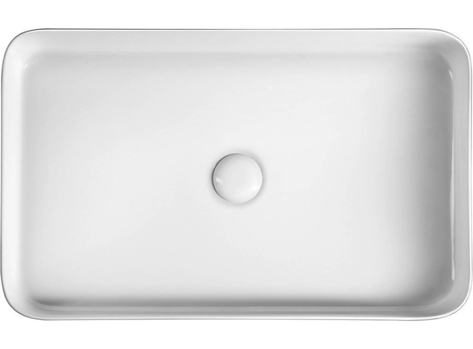 Sapho BLADE keramické umyvadlo na desku, 65x40cm, bílá WH051
