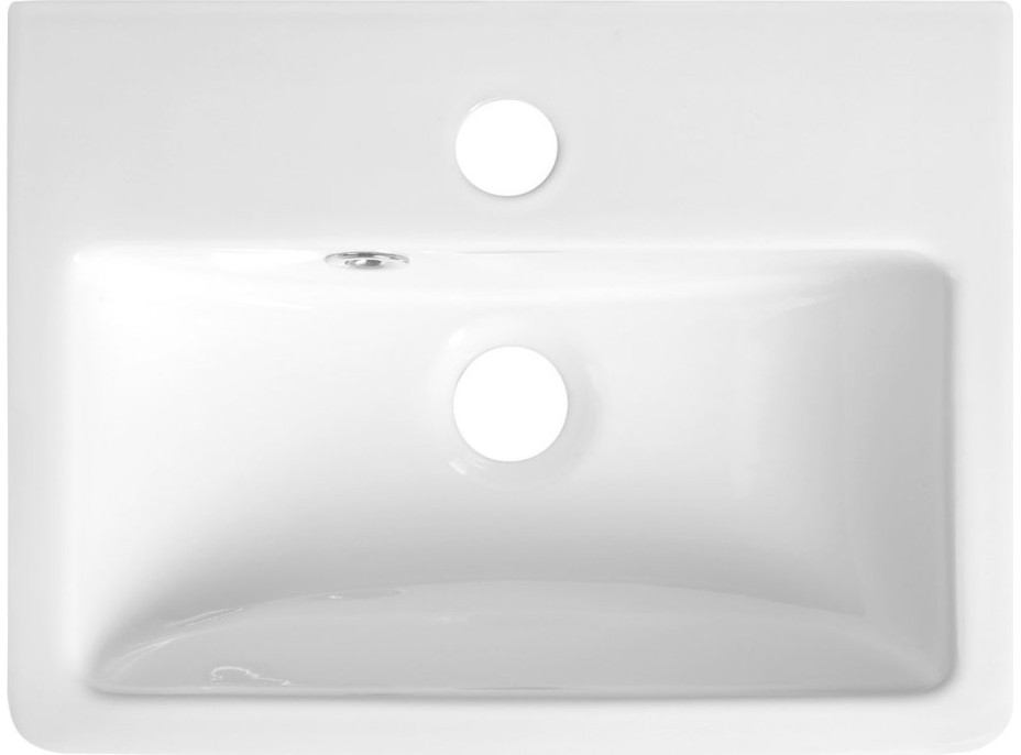 Bruckner NOAM keramické umývátko 37, 5x28cm, bílá 201.129.0