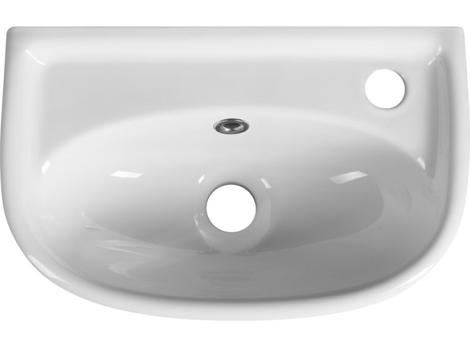 Aqualine Keramické umývátko 40x25cm, bílá 4000