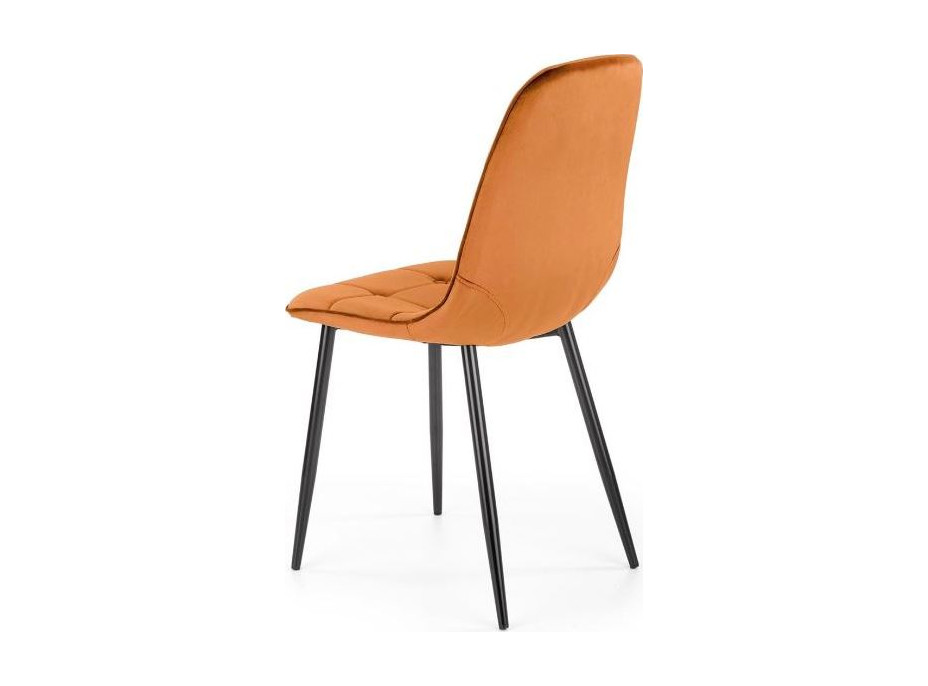 Jídelní židle STEFAN - skořicová/černá