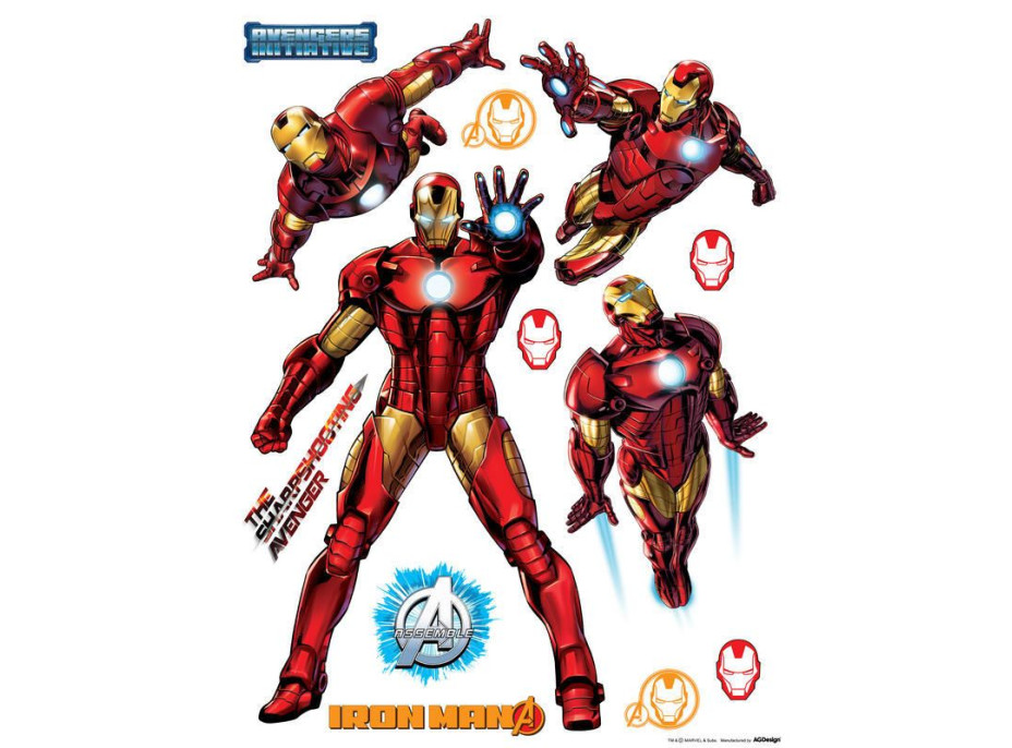 Dětská samolepka IRON MAN
