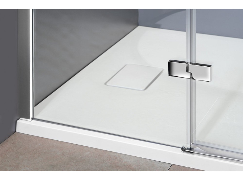 Polysan FORTIS LINE obdélníkový sprchový kout 1000x800 mm, R varianta FL1010RFL3580