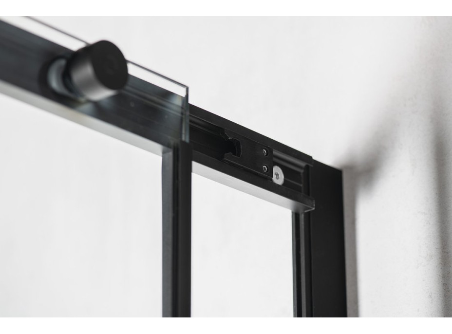 Polysan ALTIS LINE BLACK obdélníkový sprchový kout 1000x800 mm, L/P varianta, rohový vstup, čiré sklo AL1512BAL1582B