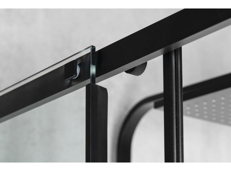 Polysan ALTIS LINE BLACK obdélníkový sprchový kout 1000x800 mm, L/P varianta, rohový vstup, čiré sklo AL1512BAL1582B