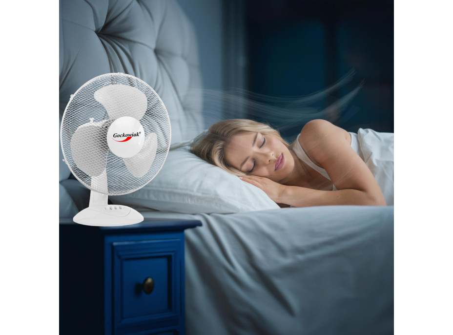 Stolní ventilátor FRIO - bílý