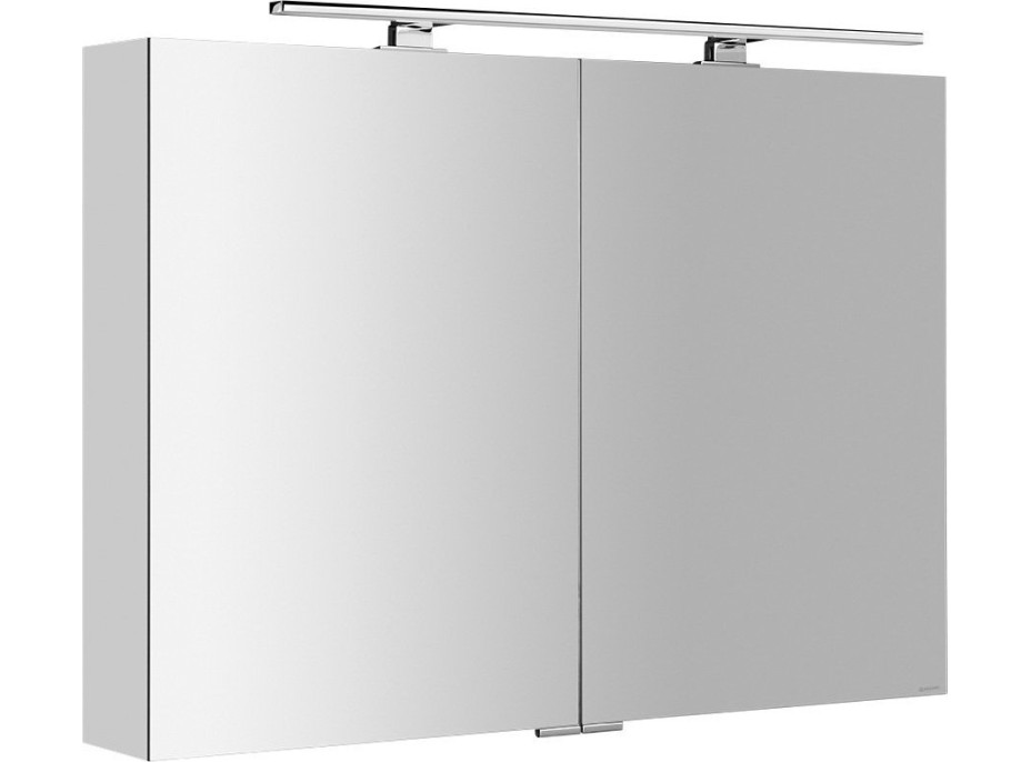 Sapho MIRRÓ galerka s LED osvětlením, 100x70x16cm, bílá MC100-0030