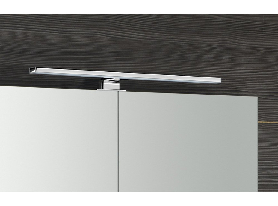Sapho RIWA galerka s LED osvětlením, 81x70x17cm, bílá lesk RIW080-0030