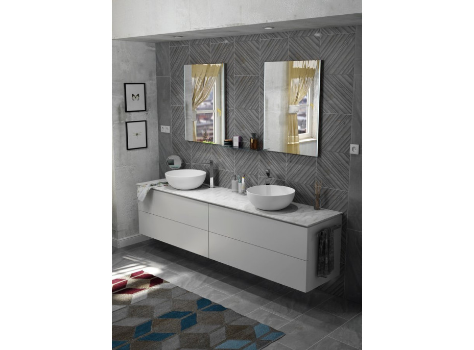 Sapho TREOS umyvadlová skříňka 110x53x50, 5cm, bílá mat TS110-3131