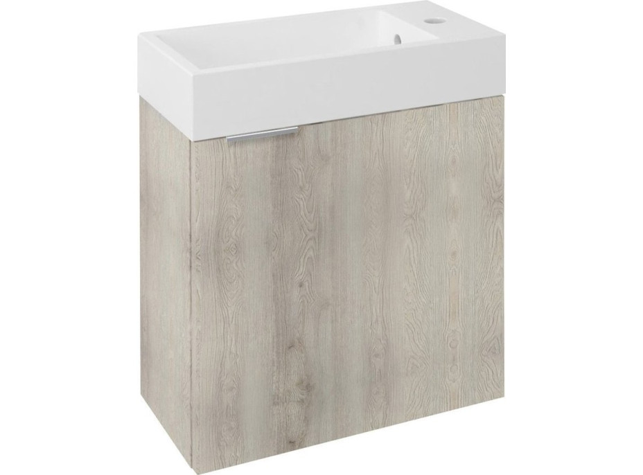 Sapho LATUS IV umyvadlová skříňka 49, 5x50x25cm, dub Mocca LT410-1212