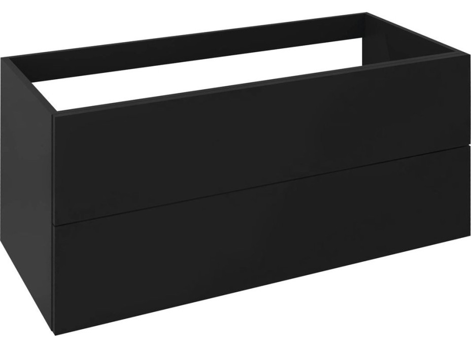 Sapho TREOS skříňka zásuvková 110x53x50, 5cm, černá mat TS115-3535