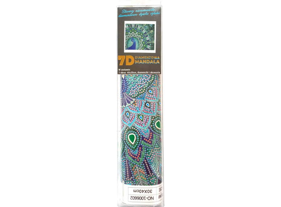 Norimpex Diamantové malování 7D Paví kouzlo 30x40 cm