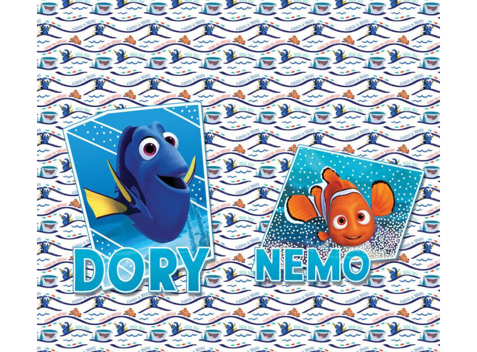 Dětský závěs DORY A NEMO