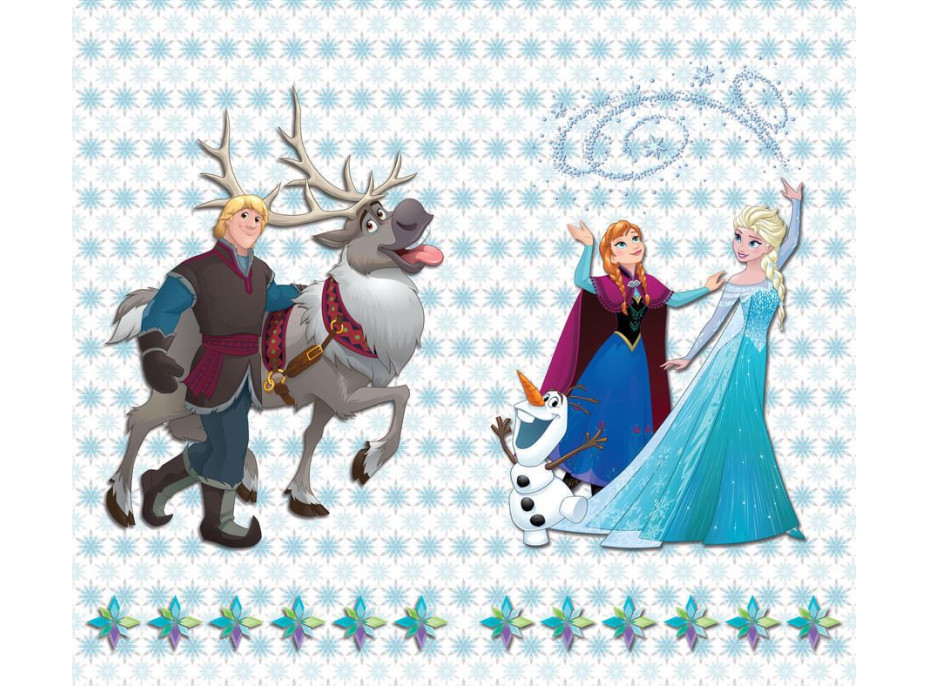 Dětský závěs LEDOVÉ KRÁLOVSTVÍ