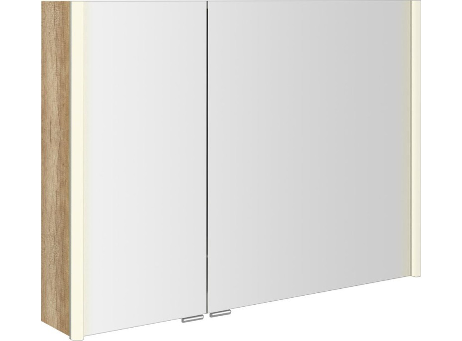 Sapho ALIX galerka s LED osvětlením 96x70x17, 5cm, dub alabama AX196-0022