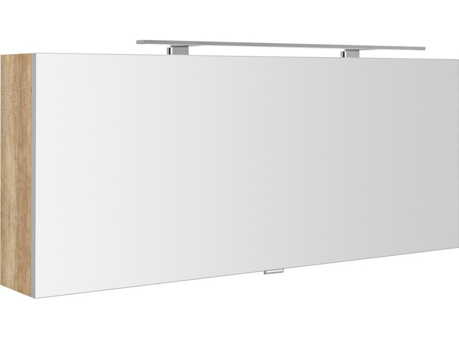 Sapho CLOE galerka s LED osvětlením 120x50x18cm, dub alabama CE120-0022