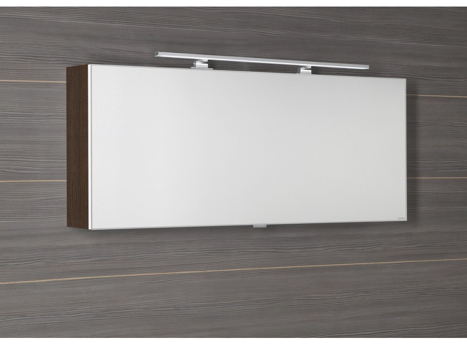 Sapho CLOE galerka s LED osvětlením 120x50x18cm, borovice rustik CE120-0016
