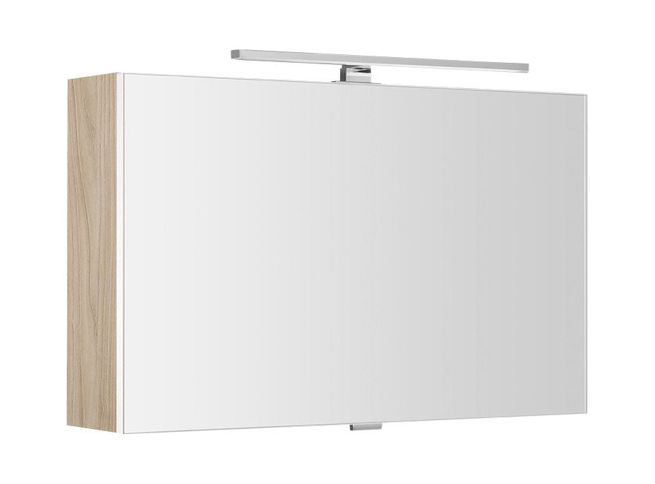 Sapho CLOE galerka s LED osvětlením 80x50x18cm, jilm bardini CE080-0013