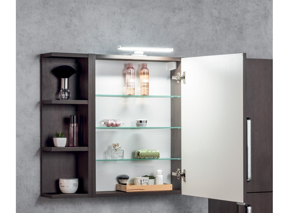 Sapho RIWA galerka s LED osvětlením, 60x70x17cm, borovice rustik RIW060-0016