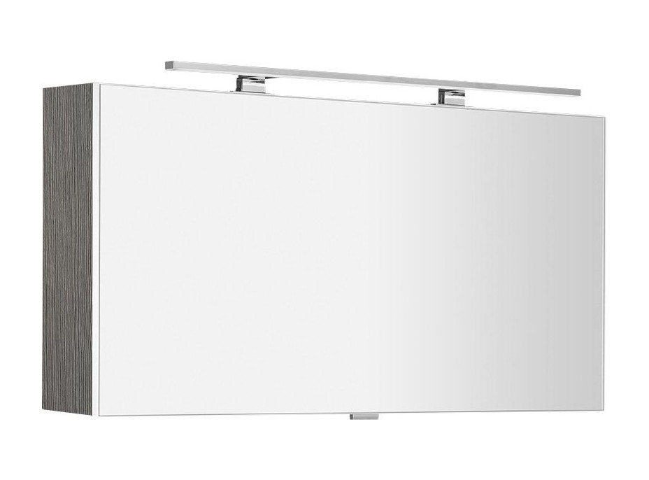 Sapho CLOE galerka s LED osvětlením 100x50x18cm, dub stříbrný CE100-0011