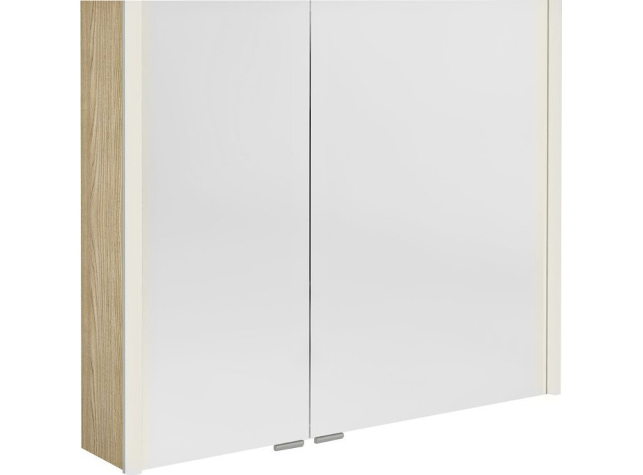 Sapho ALIX galerka s LED osvětlením 86x70x17, 5cm, jilm bardini AX186-0013