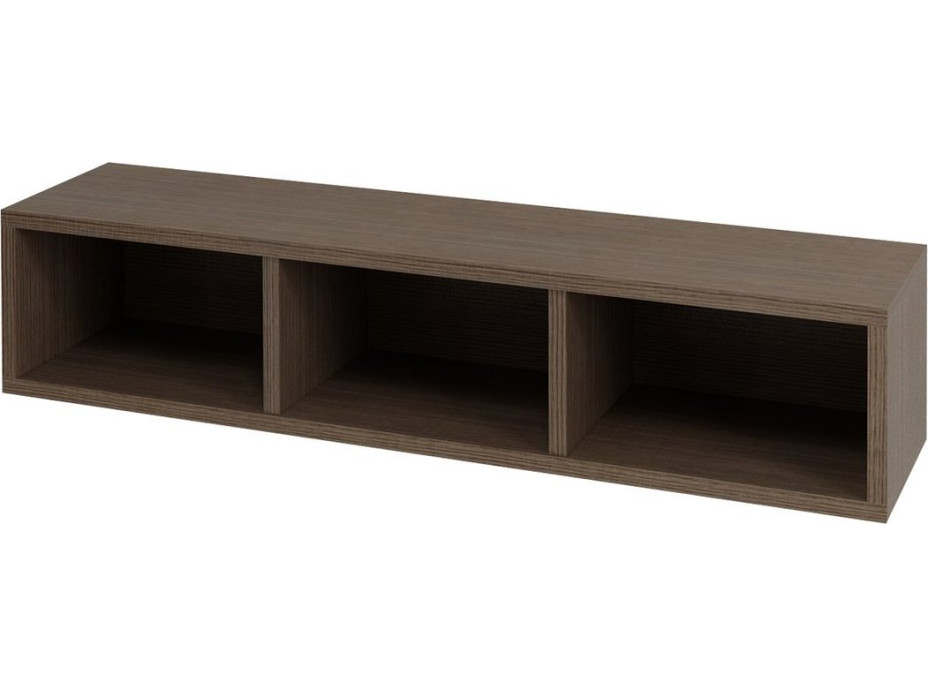 Sapho ESPACE otevřená policová skříňka 20x94x22cm, borovice rustik ESC130-1616