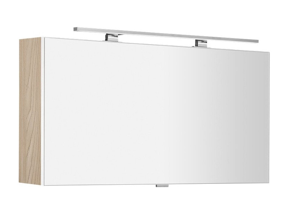 Sapho CLOE galerka s LED osvětlením 100x50x18cm, jilm bardini CE100-0013