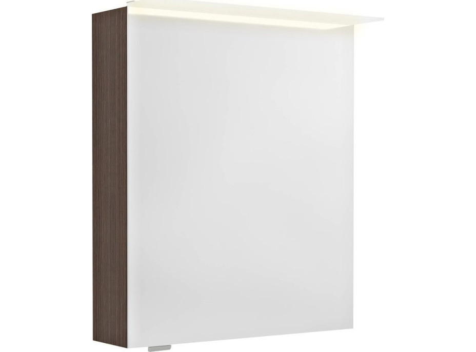 Sapho LINEX galerka s LED osvětlením, 60x70x15cm, levá/pravá, borovice rustik LX060-0016