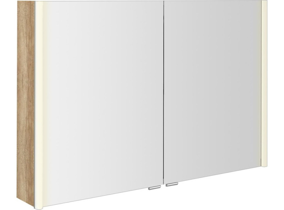 Sapho ALIX galerka s LED osvětlením, 106x70x17, 5cm, dub alabama AX106-0022