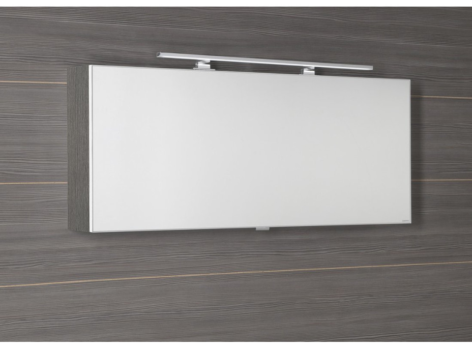 Sapho CLOE galerka s LED osvětlením 120x50x18cm, dub stříbrný CE120-0011